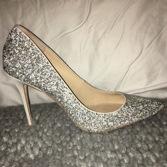 silver vince camuto heels